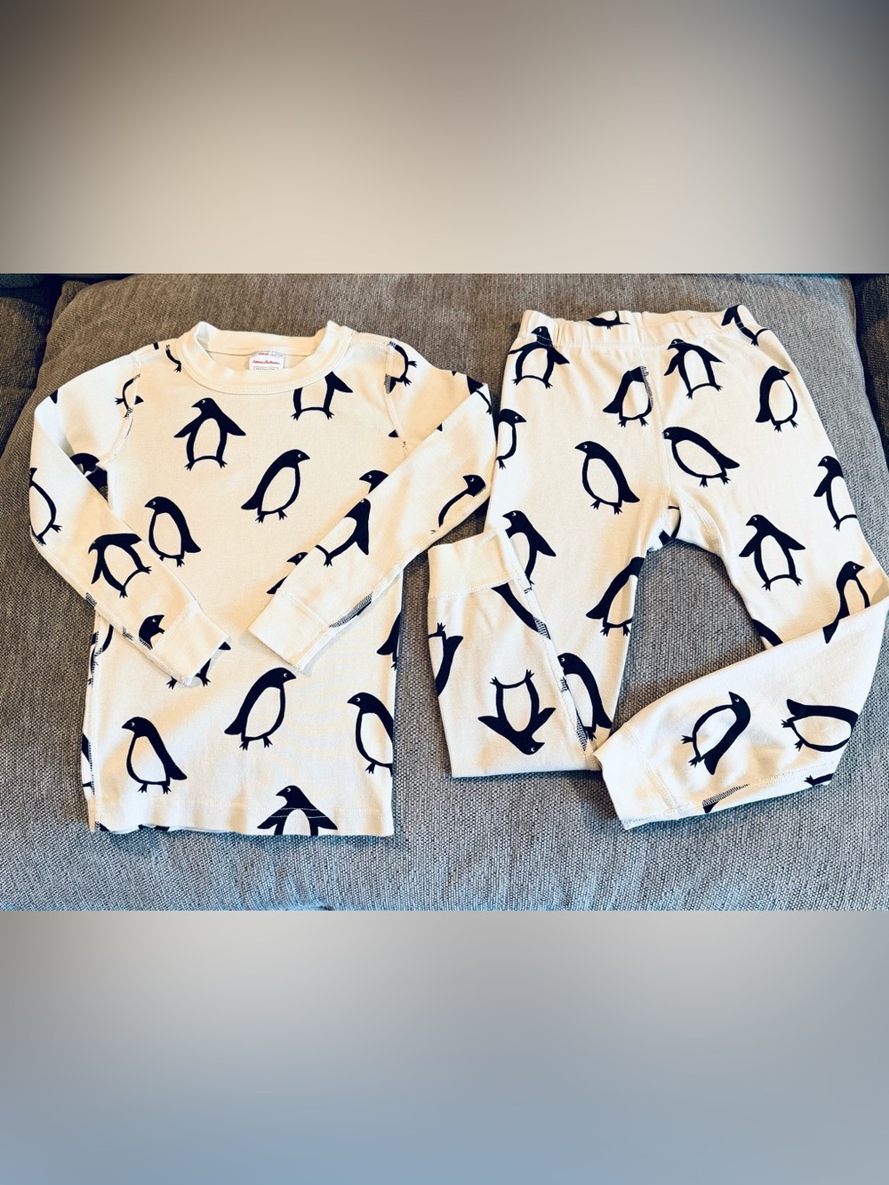 Hanna Andersson Organic Cotton Penguin Pajama Set  Size 5 NWOT